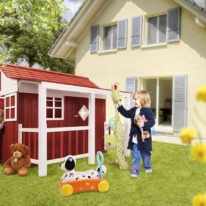 Holz-Kinder-Spielhaus-Ida-Schwedenhaus-Holzhaus-Gartenhaus-Haus-Kinderhaus-rot-0-0